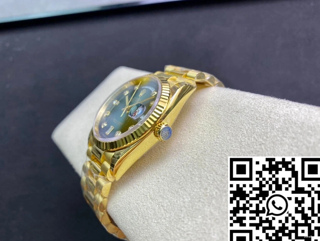 Yellow Factory Green Gold Day-Date Dial M128238-0069 EW Gradual Rolex 1019